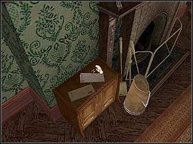 Teraz Watson przechodzi na drugą stronę pokoju, do małego laboratorium Holmesa (na lewo od okna) - Noc z 15 na 16 lipca 1895 cz.5 - Sherlock Holmes kontra Arsene Lupin - poradnik do gry