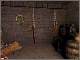 Po otwarciu drzwi Holmes ponownie maszeruje (w lewo) korytarzykiem pod następną piwnicę - 18 lipca 1895 cz.4 - Sherlock Holmes kontra Arsene Lupin - poradnik do gry