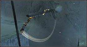 Teraz wystarczy tylko nacisnąć klawisz skoku, by Lyra i Pan bezpiecznie wylądowali po drugiej stronie urwiska - [Solucja] Wstęp cz.3 | Złoty kompas - Złoty kompas - poradnik do gry