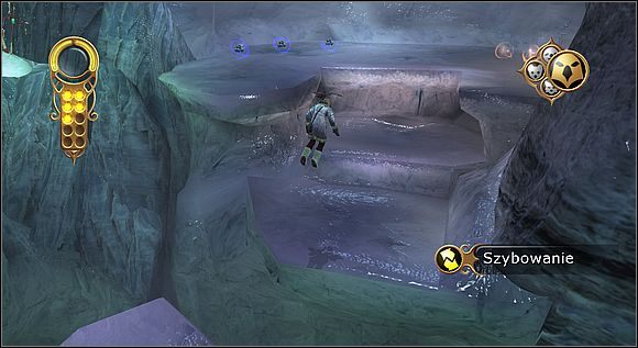 Zauważ, że z miejsca, w którym wchodzi się do jaskini, odchodzi w prawo jeszcze jeden chodnik - [Solucja] Północ cz.3 | Złoty kompas - Złoty kompas - poradnik do gry