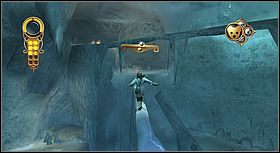 Z tego podestu wskocz na wyższą półkę z pomocą Pana-leniwca - [Solucja] Północ cz.5 | Złoty kompas - Złoty kompas - poradnik do gry