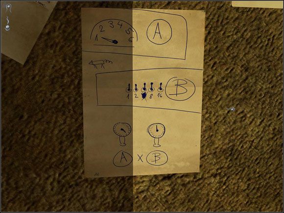 Jedna z kartek ze ściany - instrukcja - Opis przejścia cz.3 | Ghost in the Sheet - Ghost in the Sheet - poradnik do gry