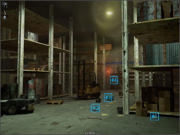 Magazyn jest zaznaczony na mapie kolorem granatowym (Storeroom) - Opis przejścia cz.5 | Ghost in the Sheet - Ghost in the Sheet - poradnik do gry