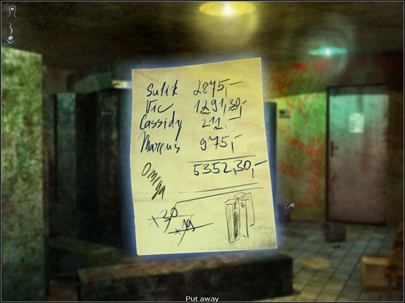 Kartka z szafki - Opis przejścia cz.6 | Ghost in the Sheet - Ghost in the Sheet - poradnik do gry