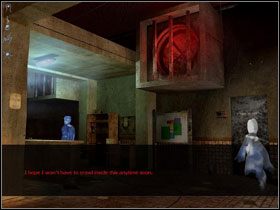 Podejdź do czerwonego panelu i przełącz prawy suwak do góry - Opis przejścia cz.8 | Ghost in the Sheet - Ghost in the Sheet - poradnik do gry