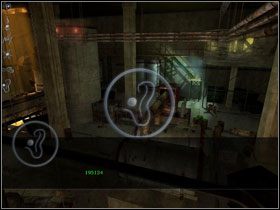 Udaj się do złotego korytarza pomiędzy Halami i wyjdź na podest w Hali B - Opis przejścia cz.11 | Ghost in the Sheet - Ghost in the Sheet - poradnik do gry