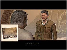 Opuściwszy chatkę, zwraca uwagę na wznoszące się w oddali ruiny piramidy (na przeciwległym brzegu zatoki) i robi im fotkę - Dzień pierwszy (piątek, 9 czerwca) cz.3 | Sinking Island - Sinking Island - poradnik do gry