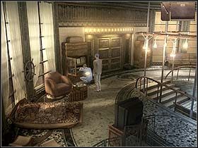 Wreszcie Jack opuszcza bibliotekę i wjeżdża windą na 22 piętro - Dzień drugi (sobota, 10 czerwca) cz.3 | Sinking Island - Sinking Island - poradnik do gry