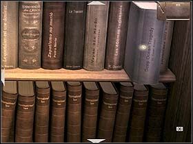 W bibliotece podchodzi do - usytuowanego na lewo od drzwi do gabinetu - regału z książkami - Dzień trzeci (niedziela, 11 czerwca) cz.2 | Sinking Island - Sinking Island - poradnik do gry