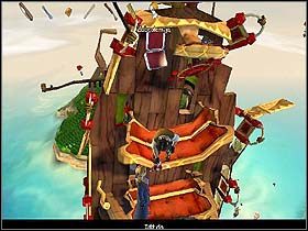 Wywoławszy małą katastrofę, musisz ratować dyndającą na sterze Amandę - Rozdział XIII - Ostatnia reduta - Jack Keane - poradnik do gry