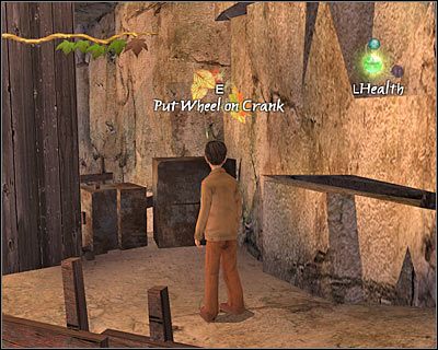 Po znalezieniu się w badanym już wcześniej miejscu (screen) postaraj się podejść trochę do przodu - [3. The Goblin Army] Quest 4 (cz.2) | Kroniki Spiderwick - Kroniki Spiderwick - poradnik do gry