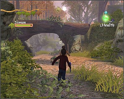 Gdy tylko znajdziesz się na terenie posiadłości, skorzystaj z jednej ze swoich mocniejszych umiejętności, gdyż pojawią się tu aż trzy czerwone gobliny (screen) - [3. The Goblin Army] Quest 6 | Kroniki Spiderwick - Kroniki Spiderwick - poradnik do gry