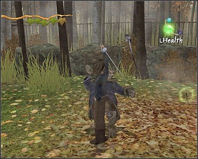 Z oczywistych względów Redcap będzie chciał podbiec do utraconej szabli - [3. The Goblin Army] Quest 8 | Kroniki Spiderwick - Kroniki Spiderwick - poradnik do gry