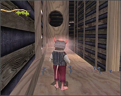 Podejdź trochę do przodu, obróć się w lewo i z odległości załatw kolejnego karalucha (screen) - [5. The Griffin] Quest 1 (cz.1) | Kroniki Spiderwick - Kroniki Spiderwick - poradnik do gry