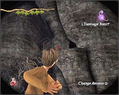 Zakładam, że pamiętasz jeszcze miejsce, w którym znajduje się fioletowy kryształ (screen) - [8. Completing the Field Guide] Dodatkowe questy (cz.1) | Kroniki Spiderwick - Kroniki Spiderwick - poradnik do gry