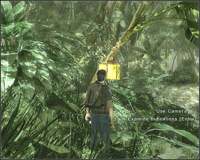 Oto kolejne namiary: 215 stopni, 185 stopni, 280 stopni, 330 stopni (zbierz znalezione po drodze papaje), 105 stopni, 0 stopni (ze znalezieniem kolejnego znaku możesz mieć trochę problemów - zerknij na screen), 335 stopni - 1x04 - Forty-Two cz.2 | Lost Zagubieni - Lost: Zagubieni - poradnik do gry