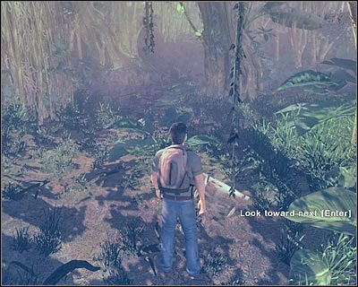 Prawdopodobnie będziesz się teraz musiał schować wewnątrz drzew, które znajdują się na wprost od Ciebie - 1x02 - A New Day cz.3 | Lost Zagubieni - Lost: Zagubieni - poradnik do gry