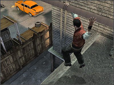 W ukazanym na screenie miejscu pojawią się przeciwnicy - Poziom pierwszy (cz.4) | Akt 1 - Nowy Jork | Turning Point: Fall of Liberty - Turning Point: Fall of Liberty - poradnik do gry