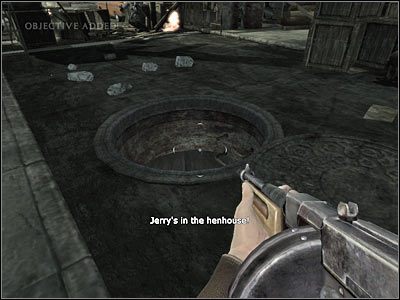 Zadanie 8: Hold the east barricade (Utrzymuj pozycję przy wschodniej barykadzie) - Poziom drugi (cz.4) | Akt 1 - Nowy Jork | Turning Point: Fall of Liberty - Turning Point: Fall of Liberty - poradnik do gry