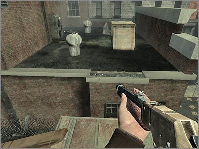 Uważaj na nowych żołnierzy, przez których zostaniesz tu napadnięty - Poziom pierwszy (cz.2) | Akt 2 - Waszyngton | Turning Point: Fall of Liberty - Turning Point: Fall of Liberty - poradnik do gry