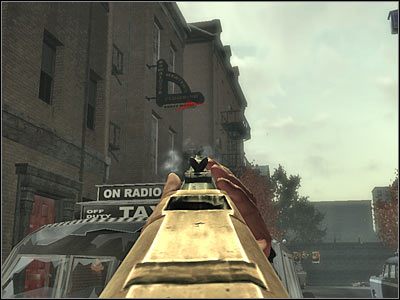 Tradycyjnie już w celu przedostania się do nowej lokacji będziesz musiał wskoczyć na kontener - Poziom pierwszy (cz.5) | Akt 2 - Waszyngton | Turning Point: Fall of Liberty - Turning Point: Fall of Liberty - poradnik do gry