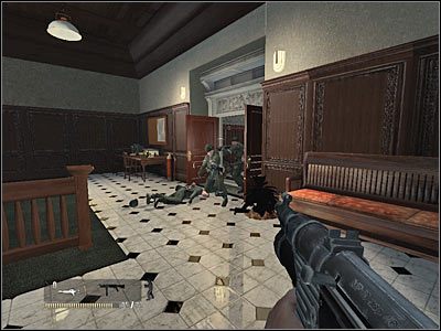 Generał sam będzie kierował się do zagrożonych stref, ale o jego zdrowie nie musisz się obawiać - Poziom drugi (cz.3) | Akt 2 - Waszyngton | Turning Point: Fall of Liberty - Turning Point: Fall of Liberty - poradnik do gry