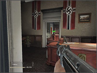 Skieruj się do jedynego wyjścia z drugiego pomieszczenia - Poziom drugi (cz.4) | Akt 2 - Waszyngton | Turning Point: Fall of Liberty - Turning Point: Fall of Liberty - poradnik do gry