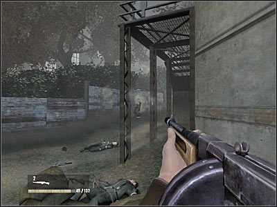 Po wejściu do bunkra możesz skręcić w prawo, kierując się na dach tego obiektu - Poziom trzeci (cz.1) | Akt 2 - Waszyngton | Turning Point: Fall of Liberty - Turning Point: Fall of Liberty - poradnik do gry