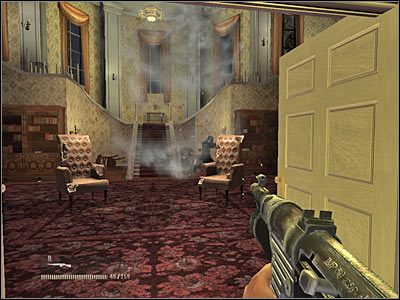 Nie musisz tu wchodzić na górę, chyba że zależy ci na pozyskaniu amunicji oraz granatów - Poziom trzeci (cz.5) | Akt 2 - Waszyngton | Turning Point: Fall of Liberty - Turning Point: Fall of Liberty - poradnik do gry