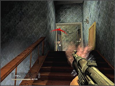 Zbliż się do tego pomieszczenia i zabij dwóch innych żołnierzy - Poziom trzeci (cz.7) | Akt 2 - Waszyngton | Turning Point: Fall of Liberty - Turning Point: Fall of Liberty - poradnik do gry