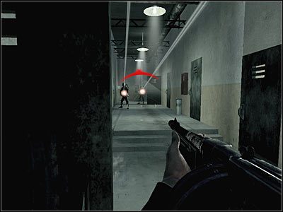 Ruszaj na drugi koniec korytarza, ignorując inne cele - Poziom pierwszy (cz.4) | Akt 3 - Londyn | Turning Point: Fall of Liberty - Turning Point: Fall of Liberty - poradnik do gry