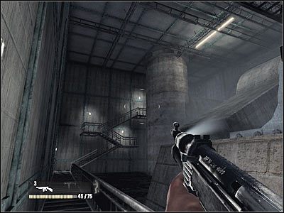 Udaj się teraz w to miejsce, korzystając z nowej klatki schodowej - Poziom drugi (cz.2) | Akt 3 - Londyn | Turning Point: Fall of Liberty - Turning Point: Fall of Liberty - poradnik do gry