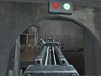 Możesz już ostrożnie wejść do środka - Poziom trzeci (cz.2) | Akt 3 - Londyn | Turning Point: Fall of Liberty - Turning Point: Fall of Liberty - poradnik do gry