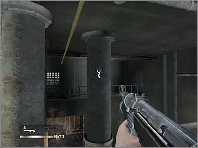 Skieruj się do znajdującego się przed Tobą włazu i wejdź do środka - Poziom trzeci (cz.3) | Akt 3 - Londyn | Turning Point: Fall of Liberty - Turning Point: Fall of Liberty - poradnik do gry