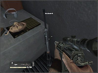 Możesz już wrócić się do głównego korytarza i skorzystać ze znajdujących się w tym miejscu schodów - Poziom trzeci (cz.3) | Akt 3 - Londyn | Turning Point: Fall of Liberty - Turning Point: Fall of Liberty - poradnik do gry