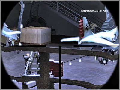 Po kilku chwilach proponowałbym wybrać sobie z inwentarza pistolet maszynowy i zaczekać w tym miejscu - Poziom trzeci (cz.4) | Akt 3 - Londyn | Turning Point: Fall of Liberty - Turning Point: Fall of Liberty - poradnik do gry