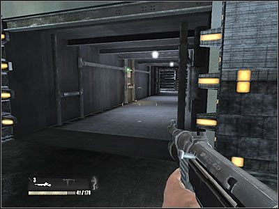 Teraz będziesz zajmował się eksploracją węższych korytarzy, które będą jednak dość licznie oblegane przez żołnierzy wroga - Poziom trzeci (cz.5) | Akt 3 - Londyn | Turning Point: Fall of Liberty - Turning Point: Fall of Liberty - poradnik do gry