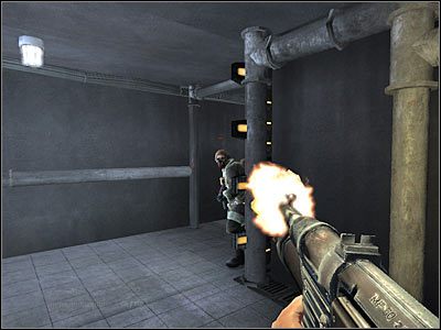 Będziesz teraz dysponował nieco większą swobodą działania - Poziom trzeci (cz.5) | Akt 3 - Londyn | Turning Point: Fall of Liberty - Turning Point: Fall of Liberty - poradnik do gry