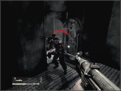 Wejdź do tego pomieszczenia i zabij wszystkich pozostałych przy życiu wrogów - Poziom trzeci (cz.6) | Akt 3 - Londyn | Turning Point: Fall of Liberty - Turning Point: Fall of Liberty - poradnik do gry