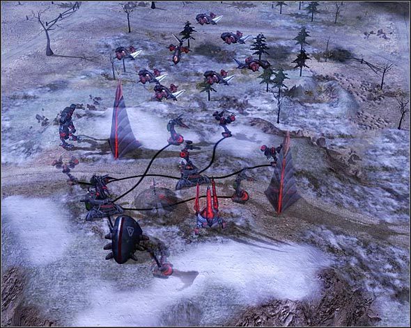 Jeśli nie zniszczysz bazy GDI, zadbaj o należytą ochronę węzłów kontroli. - Akt 3 - A słowo ciałem się stało - Command & Conquer 3: Gniew Kanea - poradnik do gry