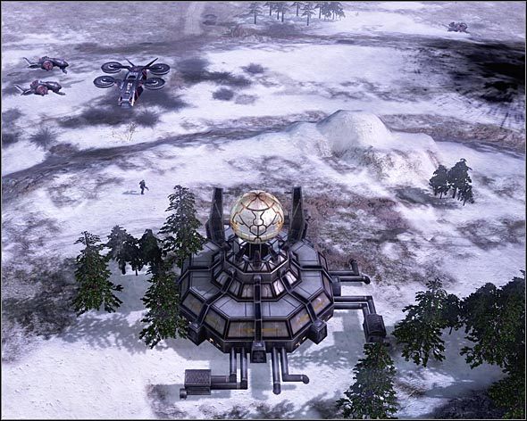 W tym budynku ukryty jest Tacitus. - Akt 3 - Odzyskanie Tacitusa - Command & Conquer 3: Gniew Kanea - poradnik do gry