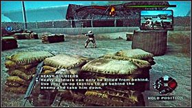 Teraz podejdź do żółtej barierki - Aggro Training | Misje | Army of Two - Army of Two - poradnik do gry