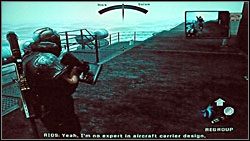 Pierwsza walizka jest w pobliżu pasa startowego lotniskowca - Poradnik do gry - Walizki z danymi | Army of Two - Army of Two - poradnik do gry