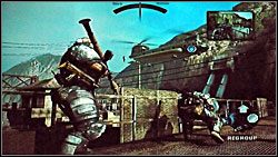 Pierwszą walizkę znajdziesz przy otwieraniu bram dla poduszkowca - Poradnik do gry - Walizki z danymi | Army of Two - Army of Two - poradnik do gry