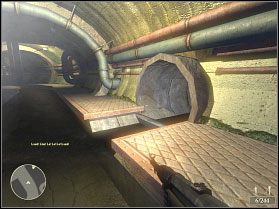 W korytarzu znajdziesz kilku wrogów - Misja 8 - Podziemny labirynt | Mortyr Operacja Sztorm - Mortyr: Operacja Sztorm - poradnik do gry