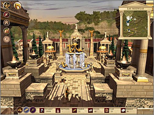 Rushowanie budynków - czyli natychmiastowa budowa opłacona dodatkowymi denarami, użyteczna opcja w wielu sytuacjach, szczególnie w początkowej fazie gry - Poradnik do gry - Użyteczne informacje na początek | Imperium Romanum - Imperium Romanum - poradnik do gry