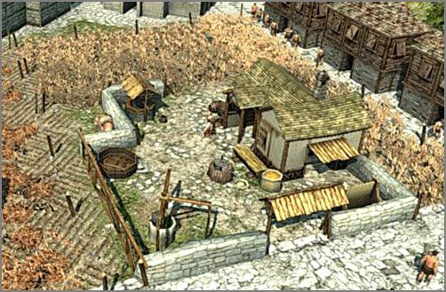 Farma pszenicy, zatrudnia 3xM lub 3xK lub mieszane - Etap I | Budujemy miasto w Imperium Romanum - Imperium Romanum - poradnik do gry