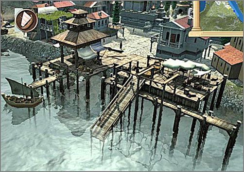 Port Handlowy/Pomost - umożliwia prowadzenie handlu, zatrudnienie M/Kx1 (obojętnie) - Etap V (cz.1) | Budujemy miasto w Imperium Romanum - Imperium Romanum - poradnik do gry