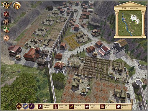 Przykład tego, jak można wykorzystywać nawet najmniejsze przestrzenie poza miastem - Etap V (cz.2) | Budujemy miasto w Imperium Romanum - Imperium Romanum - poradnik do gry