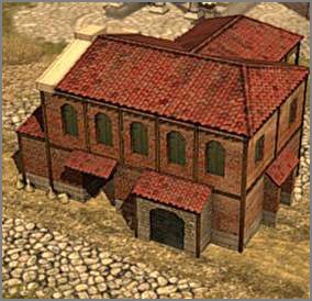 Magazyn dodaje 20 niewolników, poza tym umożliwia szybszą wymianę towarów między gospodarstwami oraz uzupełnianie materiałów do utrzymania domostw - Etap IV | Budujemy miasto w Imperium Romanum - Imperium Romanum - poradnik do gry